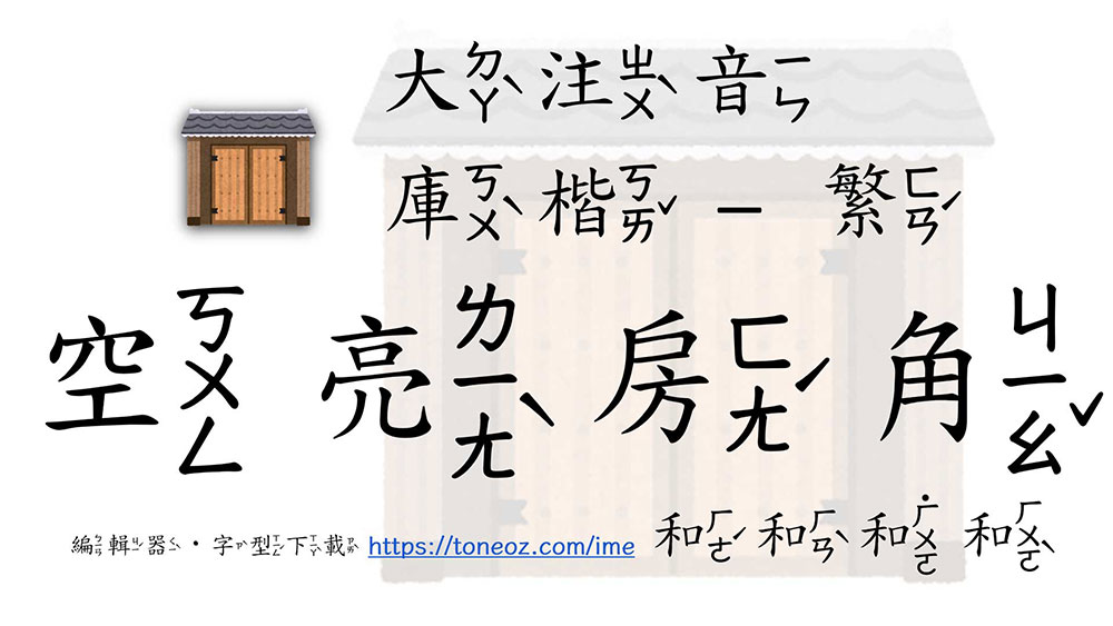 【澳声通注音库楷】基于全字库正楷体的台湾注音楷书字型