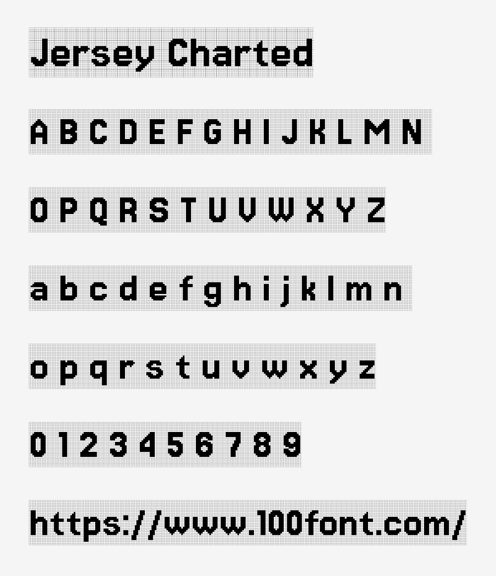 【Jersey】充满运动感的支持编织设计的多用途无衬线字体