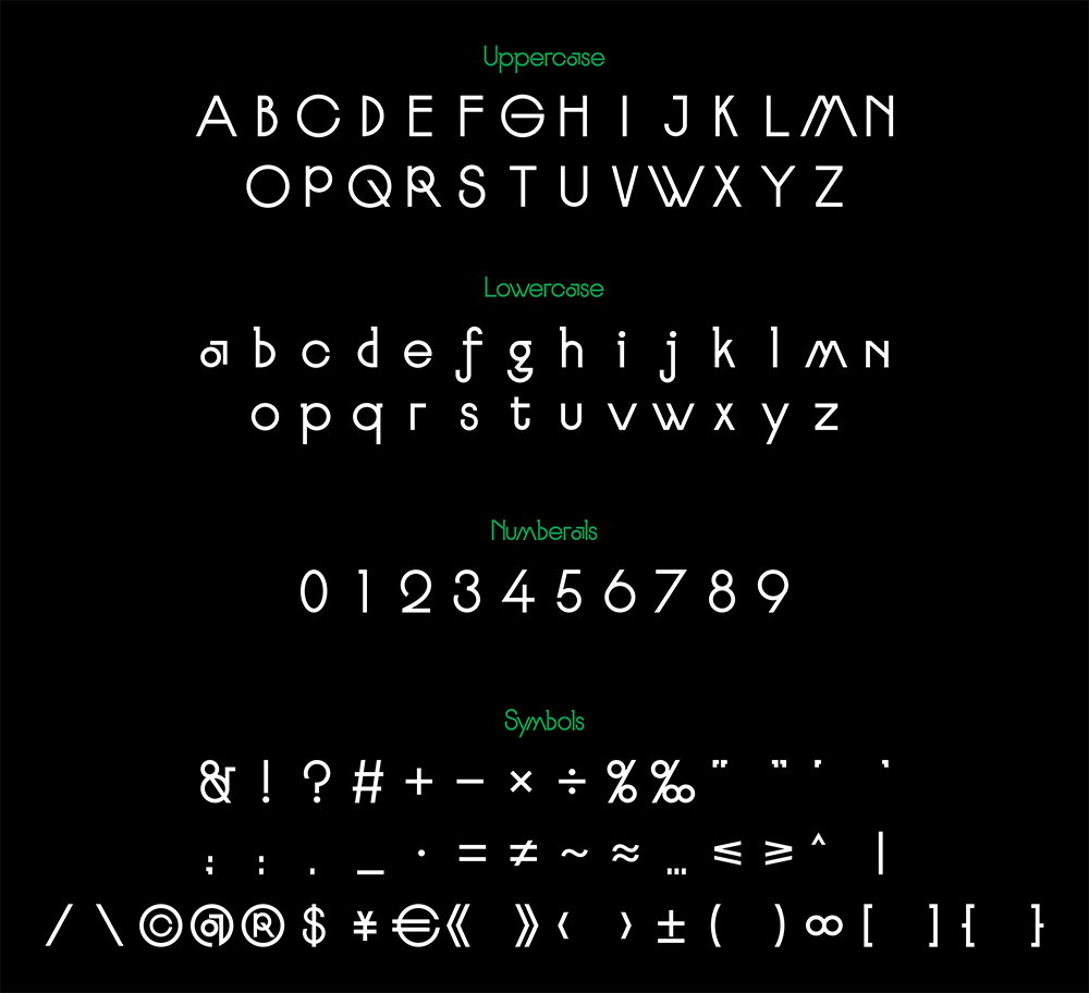 【Sense Font】更适合作为标题体的免费英文字体