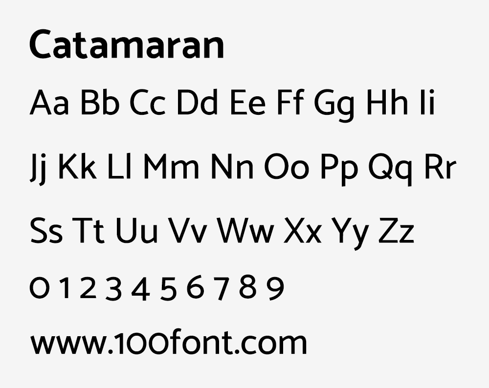 【Catamaran】一种时尚优雅的泰米尔语和拉丁文