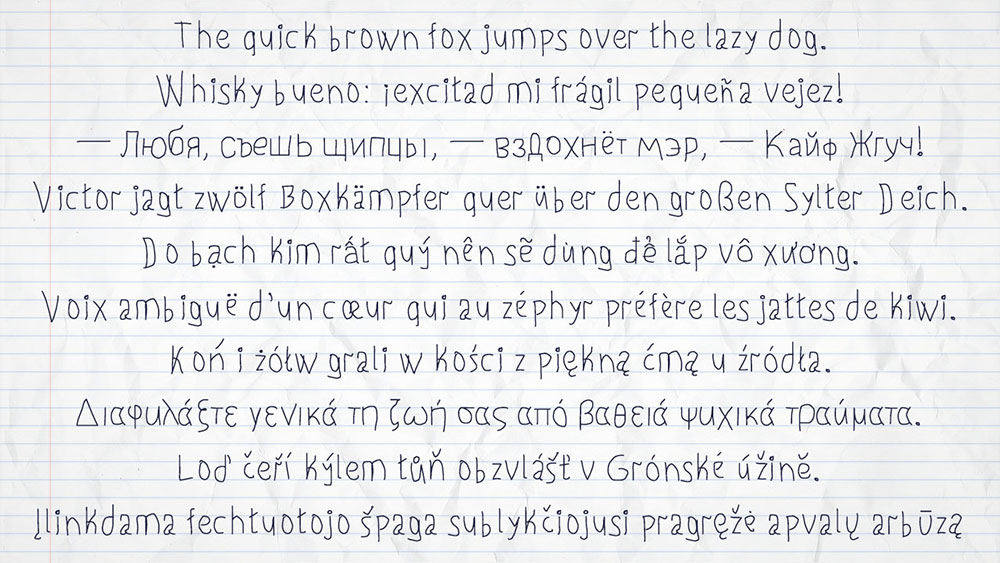 【First Time Writing】手写风格英文字体,小学生手写风格