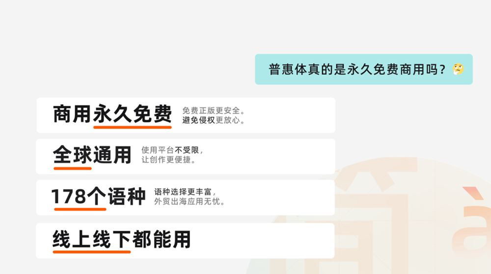 【阿里巴巴普惠体】面向全社会永久免费商用
