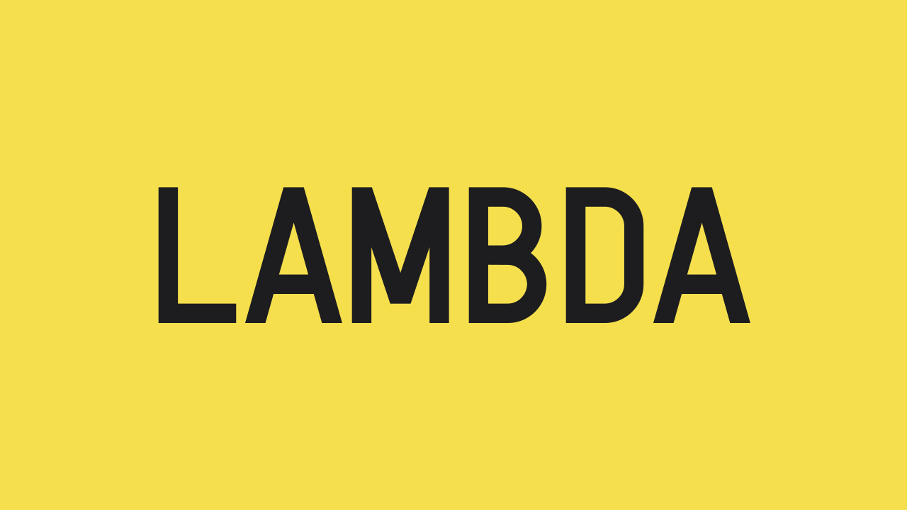 【Lambda】SIL OFL免费英文字体,2 种样式和 512 个字形