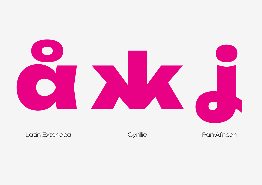 【Unbounded】庞大的字形集可容纳全球数百种语言