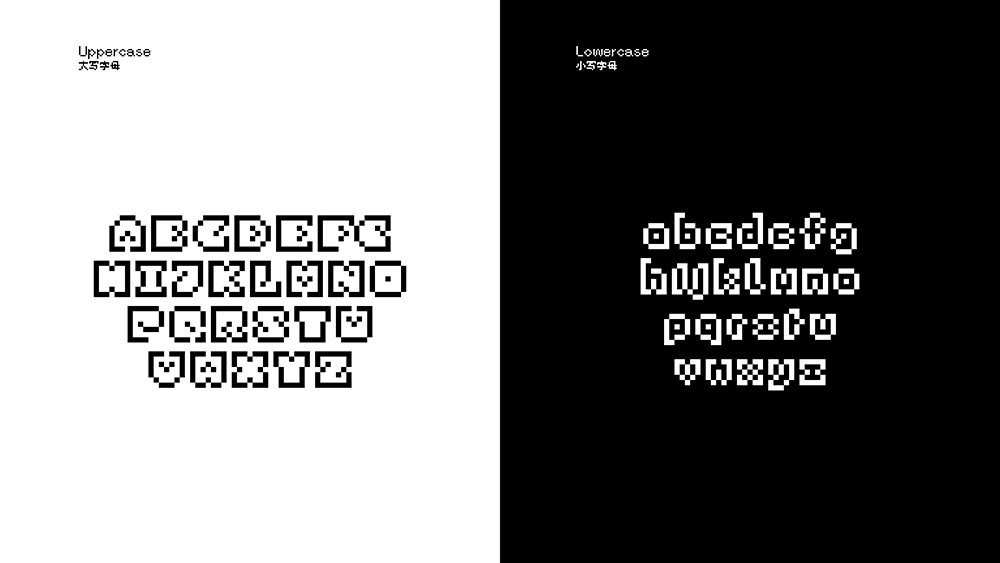 【Jon Block】一款实验性8×8 像素西文字体