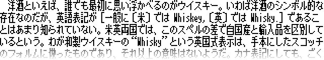 【K8x12像素体】一种 8×12 点的日语像素字体