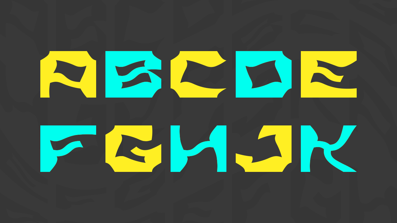 【TwistTwist】CC0协议免费英文字体,包含164个字形