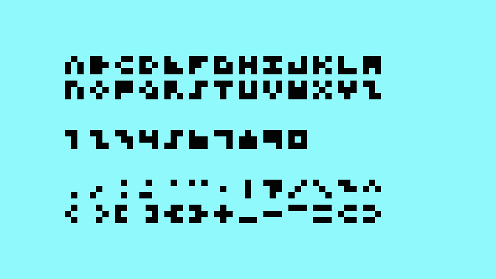 【3x3 Mono】一款CC0协议免费商用等宽英文像素字体