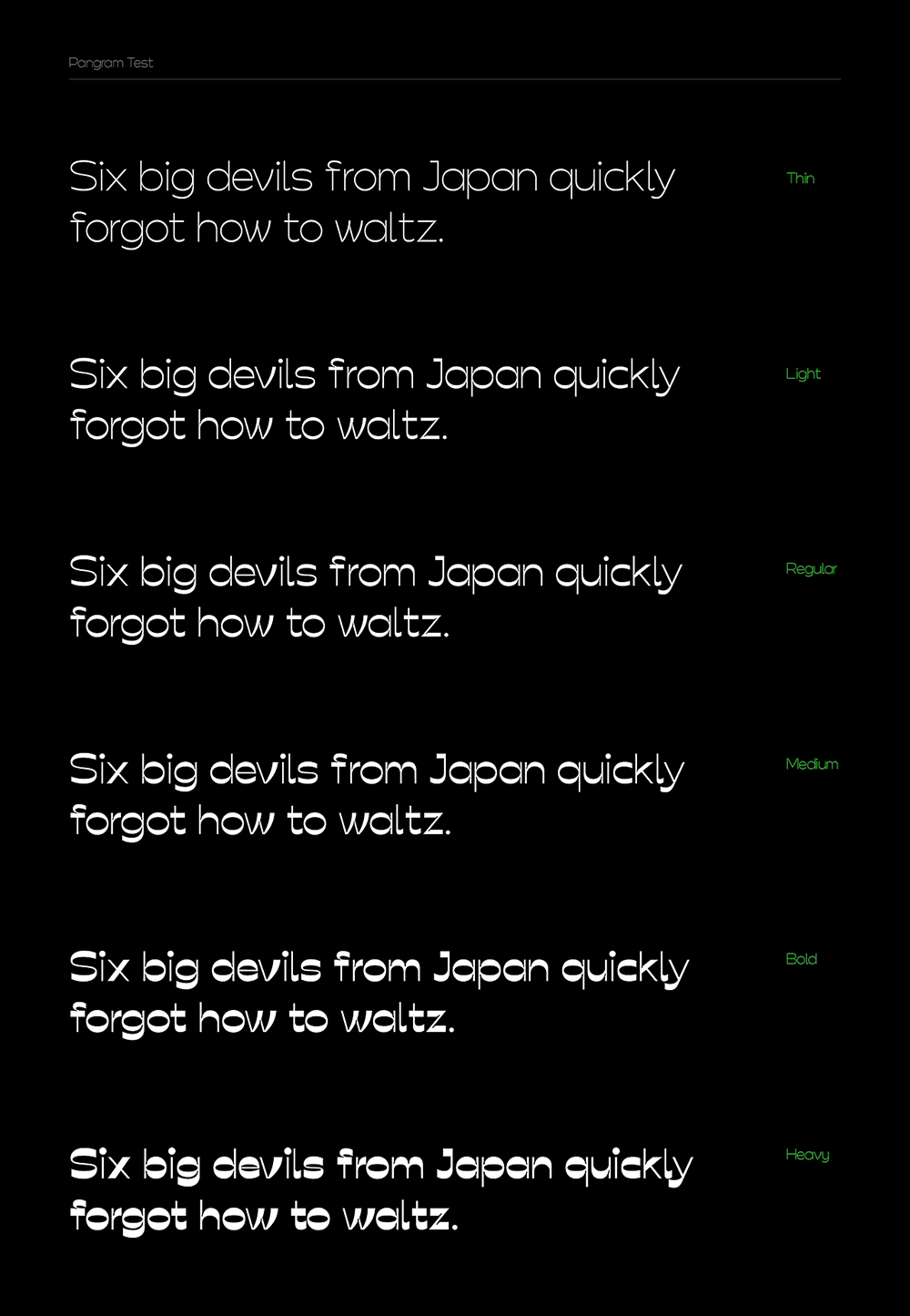 【Jon Sans】一套逆反差西文可变免费字体