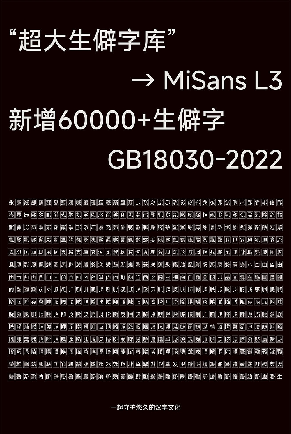 【MiSans】小米品牌定制字体,供全球免费商用