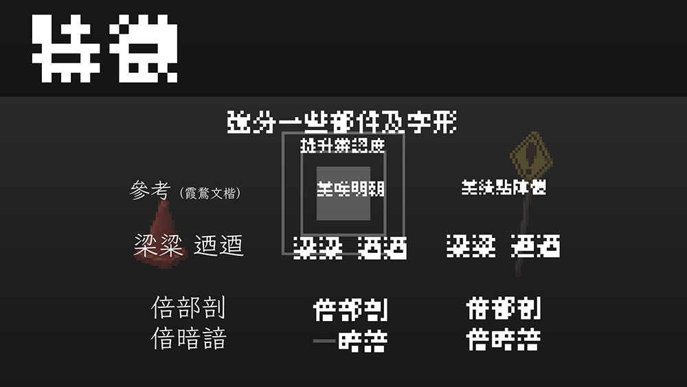 【美绩点阵体 美績ビットマップ】明朝系8×8点阵体汉字字型