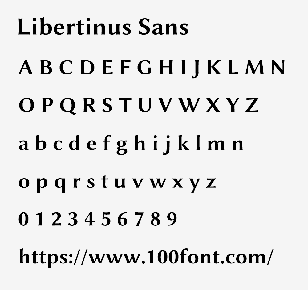 【Libertinus】一个拥有7种风格的高质量开源字体家族