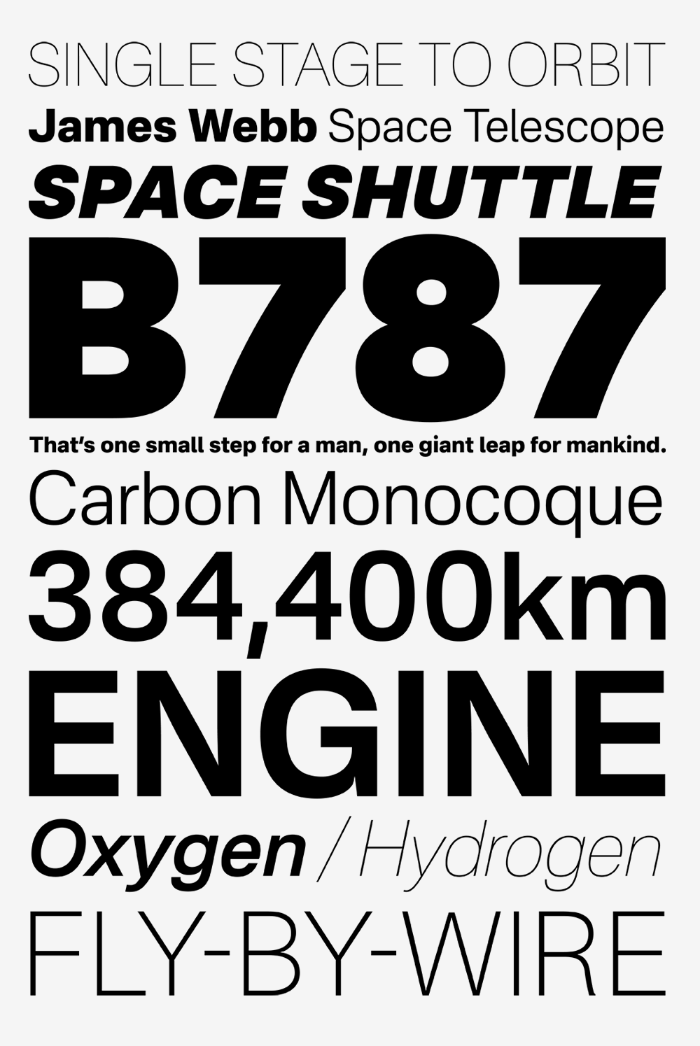 【Nacelle】一种新怪诞的无衬线字体,基于Aileron 重新设计