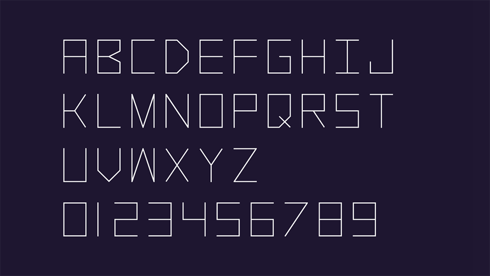 【Alpha Prota】CC0协议免费商用英文字体,含 53 个字形