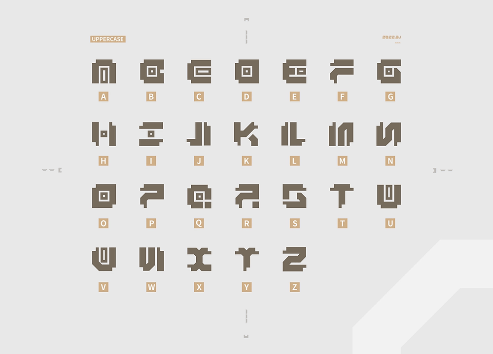 【勿忘黑体 Don't forgetWW】具有未来、神秘感的标题装饰字体