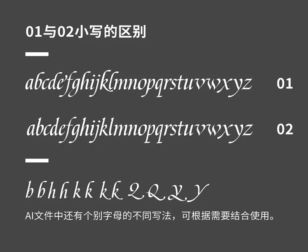 【站酷意大利体 ZCOOL Addict Italic】站酷冠名首款西文字库
