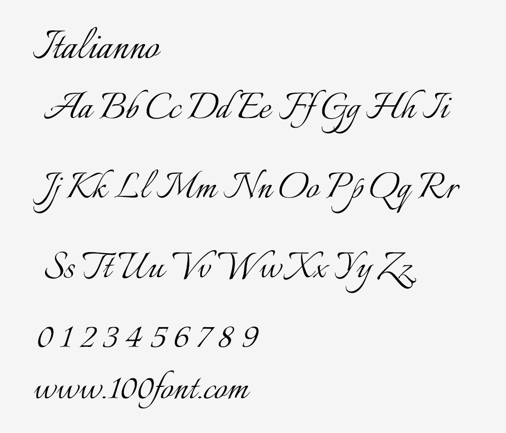 【Italianno】一款优雅的免费英文字体