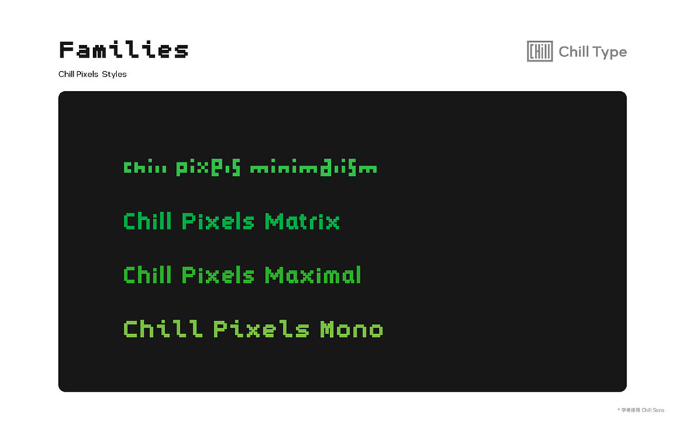 【Chill Pixels】像素风格英文字体,适合数字和复古主题
