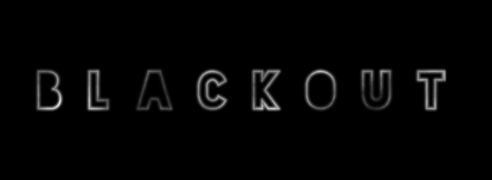 【Blackout】一款狂拽炫酷、霸气侧漏的无衬线字体