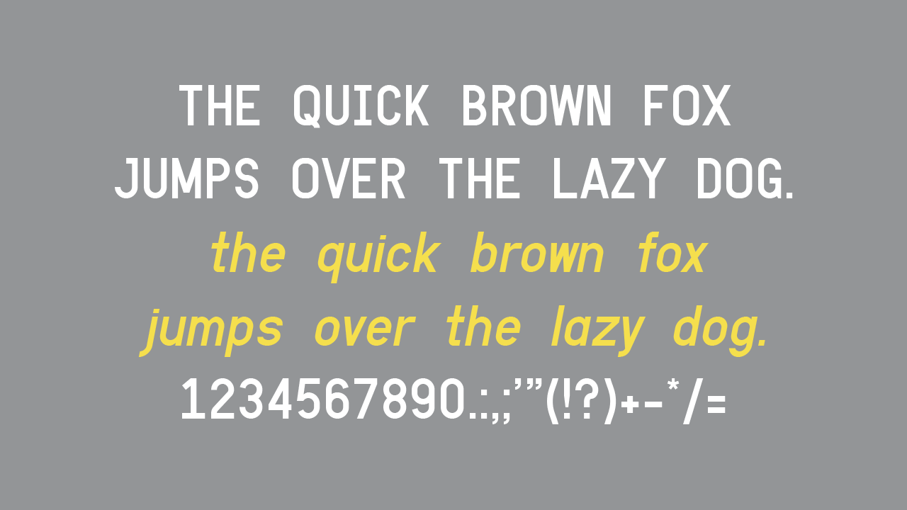 【Lambda】SIL OFL免费英文字体,2 种样式和 512 个字形