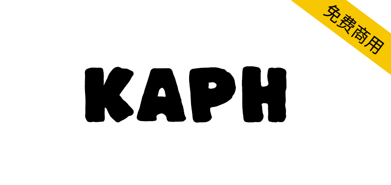 【Kaph】手写可爱风格免费英文字体,2种样式和443个字形