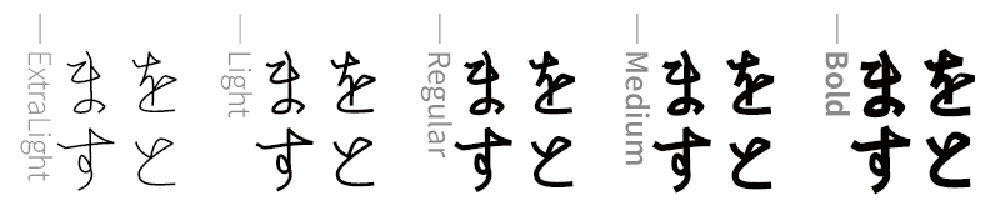 【いろは角クラシック】基于思源真黑体,融合了老式与现代元素