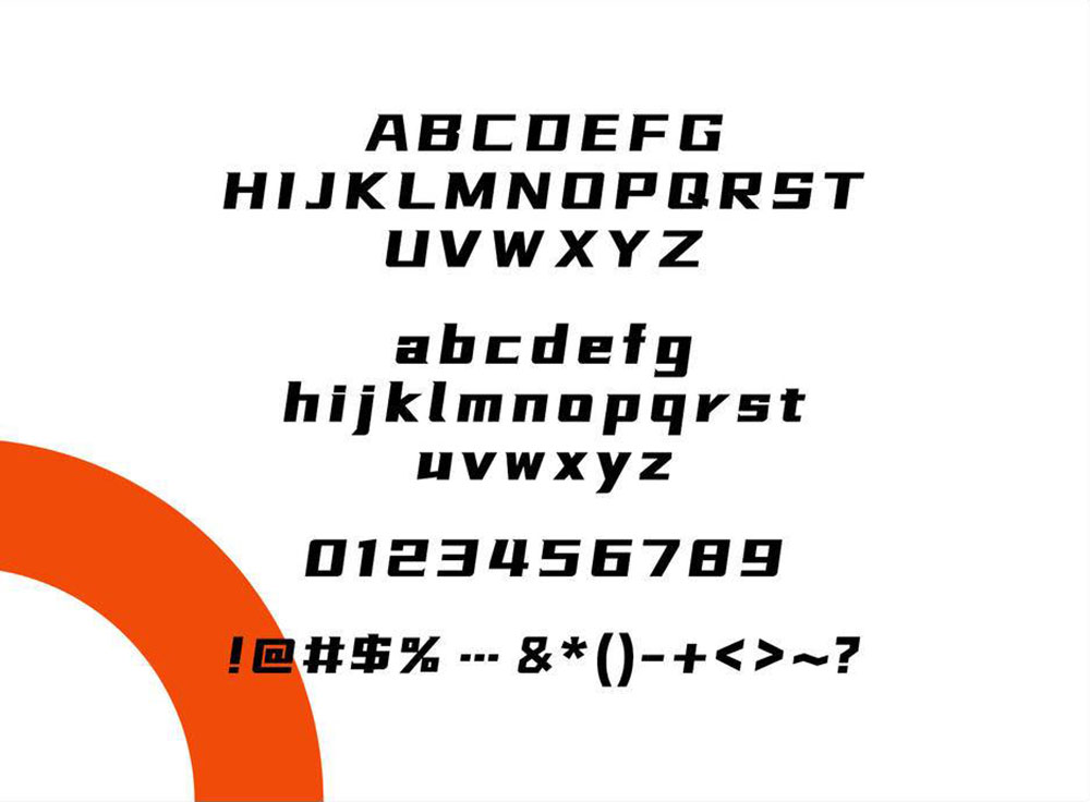 【优设标题黑】速度感、力量感极强的专业美术标题字体