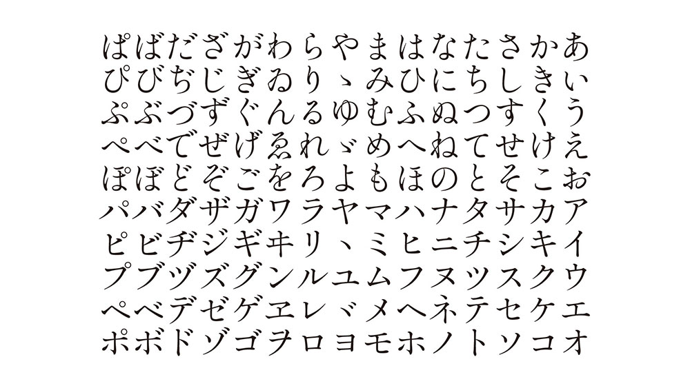 【Shippori Mincho しっぽり明朝】沉稳高雅的复古明朝体