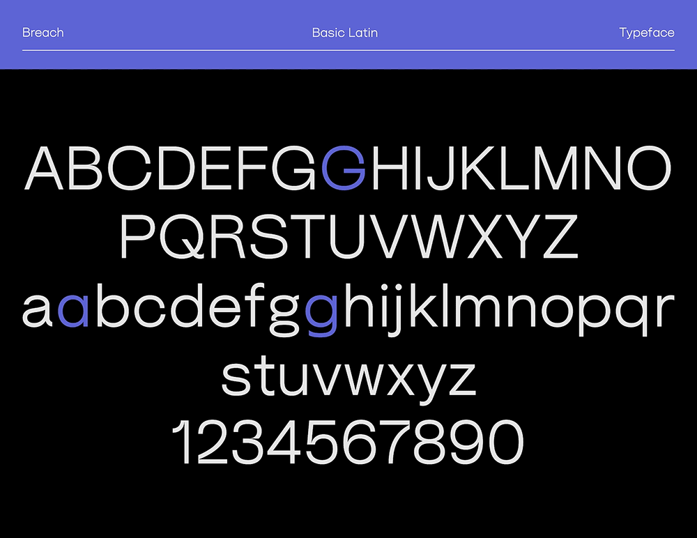 【Breach】具有突破之意的免费商用英文字体