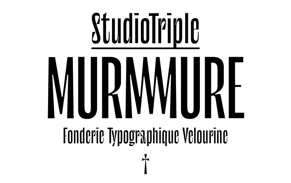 【Le Murmure】一种特别独特、优雅的英文标题字体