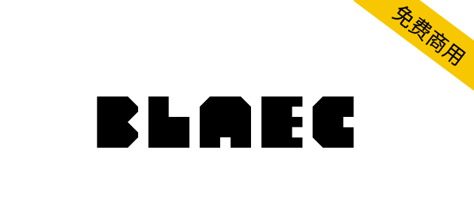 【Blaec】CC0协议免费英文字体,2字重,含 756 个字形