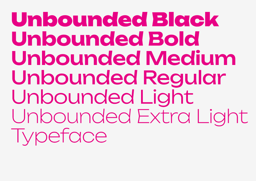 【Unbounded】庞大的字形集可容纳全球数百种语言