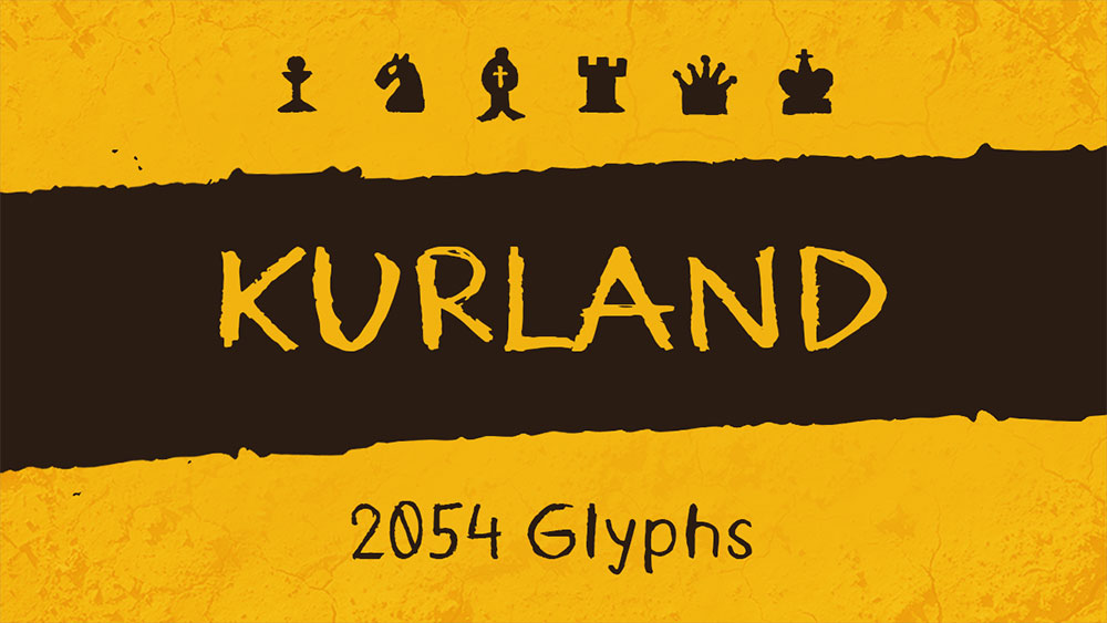 【Kurland】一款免费手写风格英文字体,2054 个字形