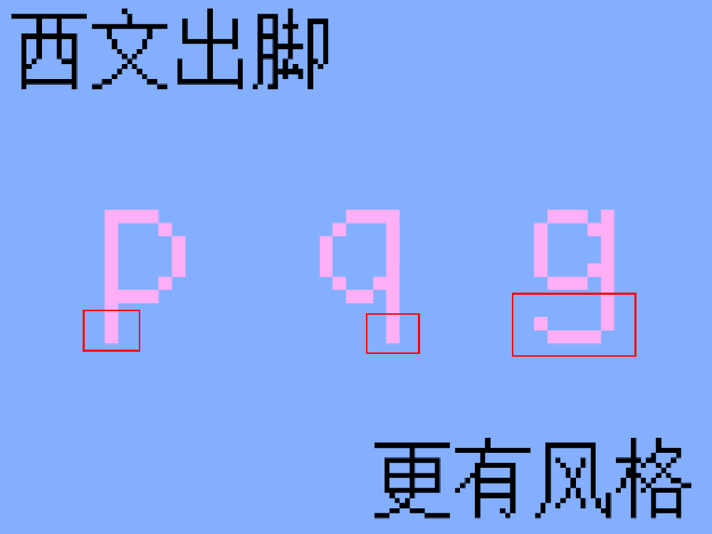 【纳米点宋】适合用于编程的Mono点阵字体