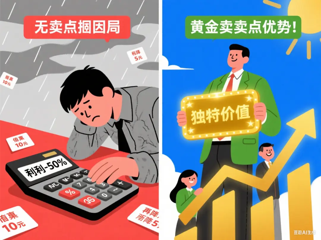 三分钟定位法：如何找到让你单价翻倍的“黄金卖点”？