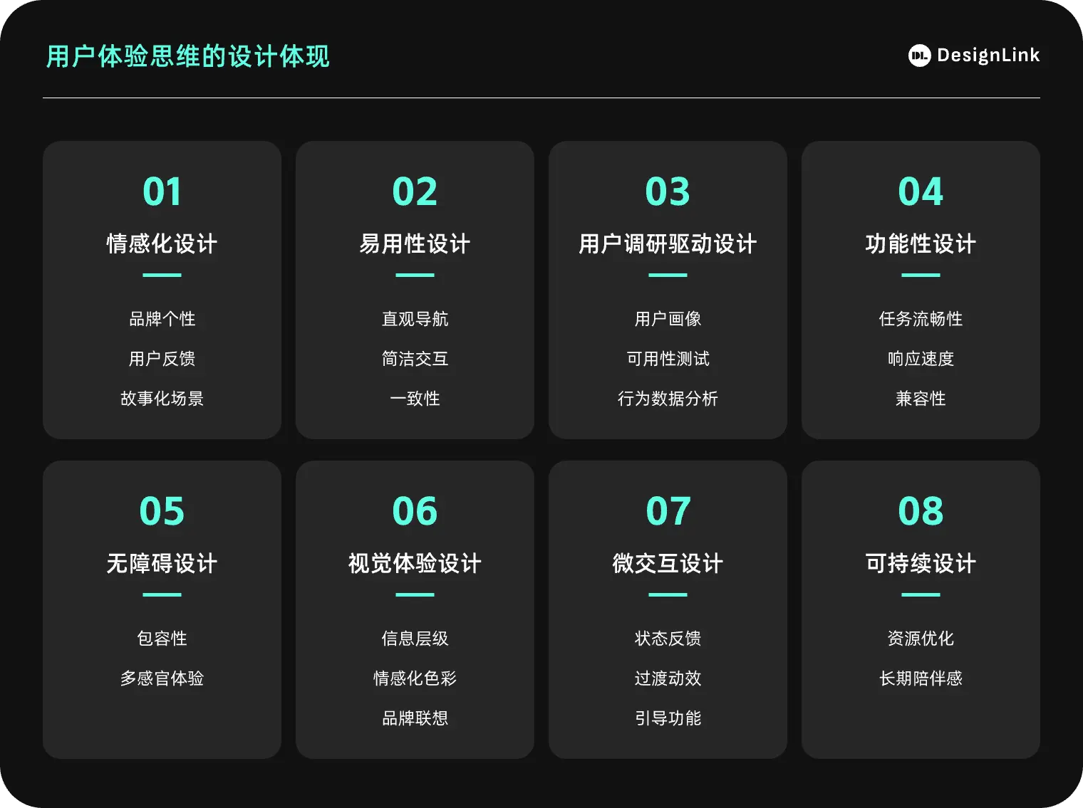 用户体验的体现与思维框架