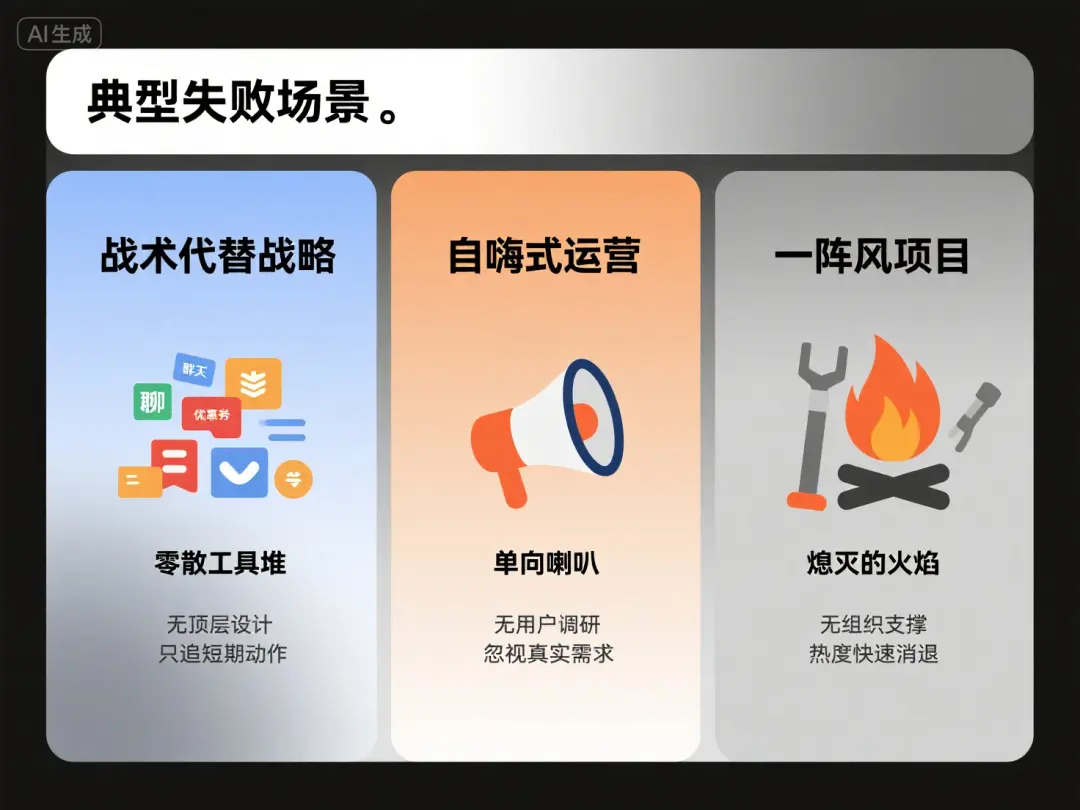 为什么90%的企业私域都失败？——忽视前置工作的代价