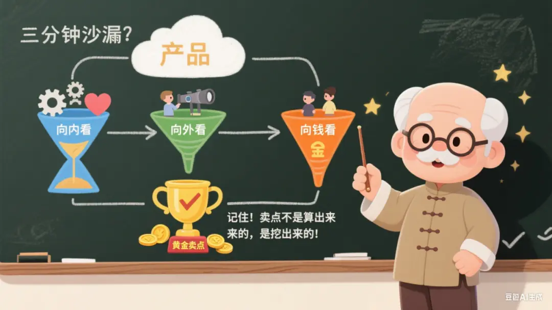 三分钟定位法：如何找到让你单价翻倍的“黄金卖点”？