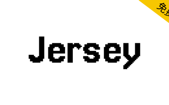 【Jersey】充满运动感的支持编织设计的多用途无衬线字体